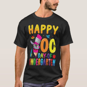 Happy 100 Days Of Kindergarten Students 100th Days T-Shirt