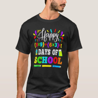 Happy 100 Days Of School 100th Math Equation Teach T-Shirt