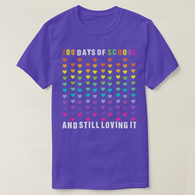 Happy 100 days of school 9 T-Shirt (Design Front)