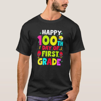 Happy 100 Days of School Kids Teacher Student 100t T-Shirt