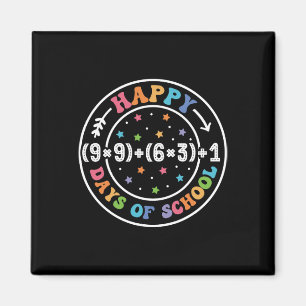 Happy 100 Days Of School Math Formula 100th Day Te Magnet