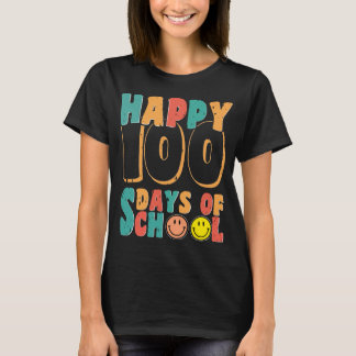 happy 100 days of school retro T-Shirt