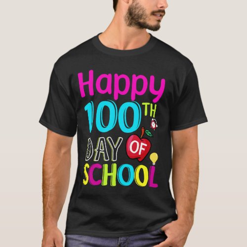 Happy 100 Th Day Of School 2023 T_Shirt