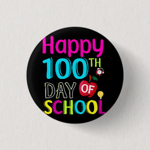 Happy-100-th-day-of-school Button