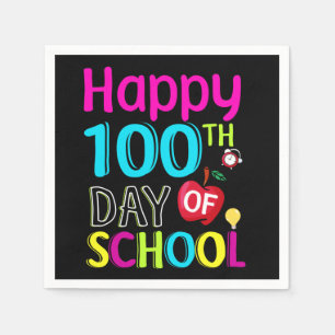 Happy-100-th-day-of-school Napkins