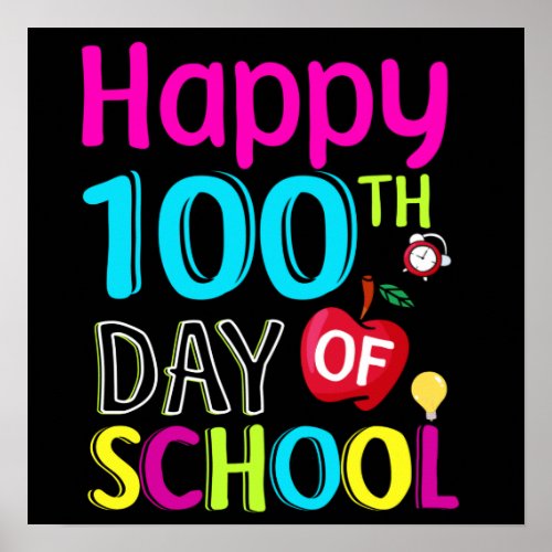 Happy_100_th_day_of_school Poster