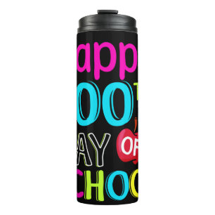 Happy-100-th-day-of-school Thermal Tumbler