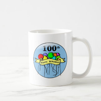 Happy 100th Birthday ballons Coffee Mug