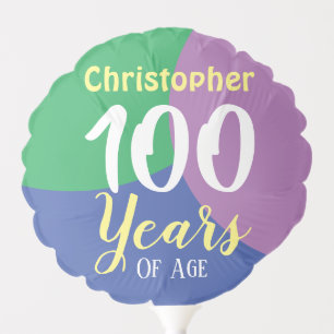 Happy 100th Birthday Balloon