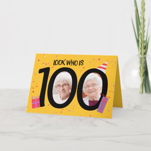 Happy 100th Birthday Big 100 Picture Frame 
