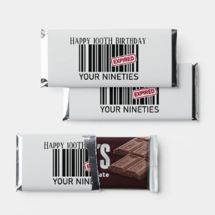 Happy 100th Birthday Birthday facts Hershey Bar Favors