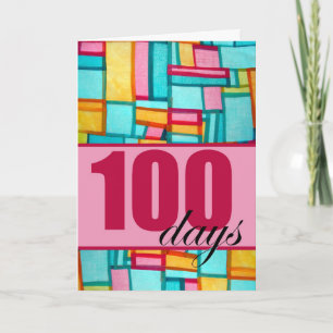 Happy 100th Day Korean Baek-il Birthday for Girl Card