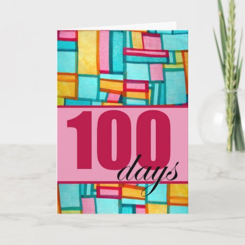 Happy 100th Day Korean Baek_il Birthday for Girl Card