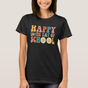 Happy 100th Day of Kindergarten School Teacher Stu T-Shirt