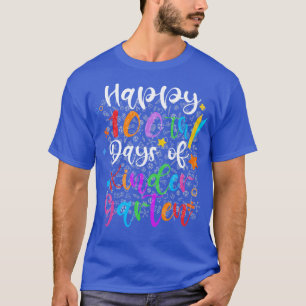 Happy 100th Day Of Kindergarten Shirt For Boys And