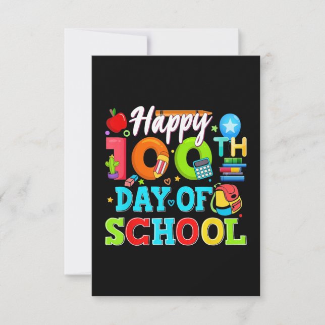 Happy 100th Day Of School (Front)