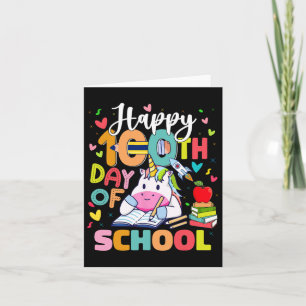 Happy 100th Day Of School 100 Days Of School Teach Card
