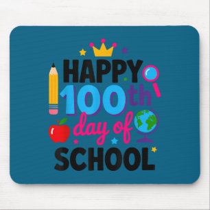 Happy 100th Day Of School 100 Days Smarter Teacher Mouse Pad