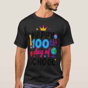 Happy 100th Day Of School 100 Days Smarter Teacher T-Shirt
