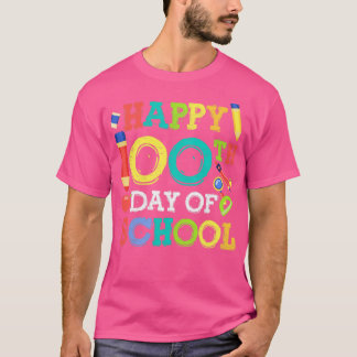 Happy 100th Day Of School Back To School Gift T-Shirt