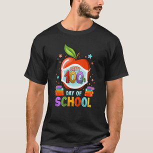 Happy 100th Day Of School Face Mask Virtual Teache T-Shirt