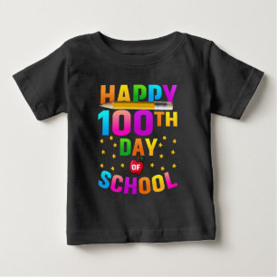 Happy 100th Day of School For Teachers & Students Baby T-Shirt