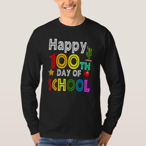 Happy 100th Day Of School Kids Teacher 1 T_Shirt