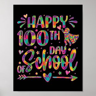 Happy 100th Day Of School Puzzle 100 Days Smarter Poster
