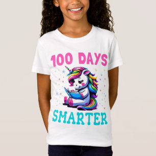 Happy 100th Day of School Rainbow Tee for Smarter