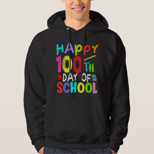 Happy 100th day of school shirt gift teacher and s