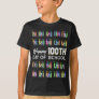 Happy 100th Day Of School Student Gift 100 Days Of T-Shirt