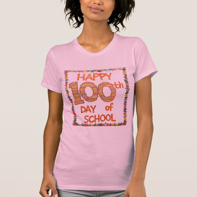 happy 100th day of school T-Shirt (Front)