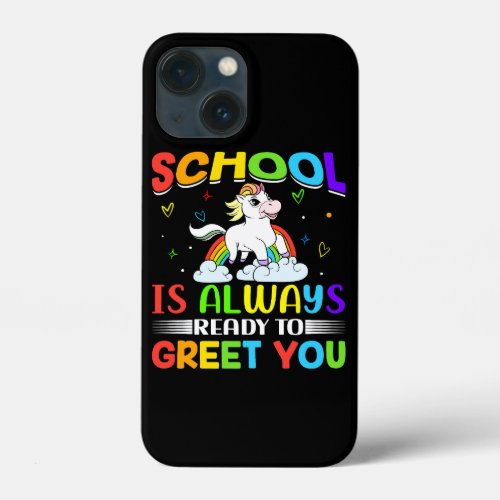 happy 100th day of school t_shirt design iPhone 13 mini case