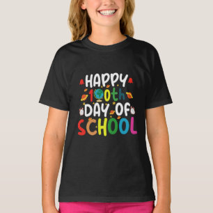 Happy 100th Day of School Teacher Student T-Shirt