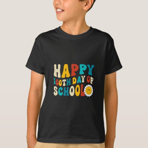 Happy 100th Day Of School Teachers Students   T_Shirt