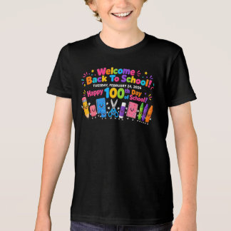 Happy 100th Day of School Tri-Blend Shirt