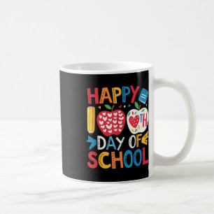 Happy 100th Days Of School Teacher Student 100 Day Coffee Mug