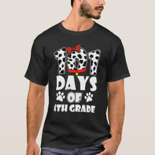 Happy 101 Days School 4th Grade Dog 100 Days Smart T-Shirt