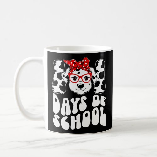Happy 101 Days School Cute Dog 100 Days Smarter St Coffee Mug