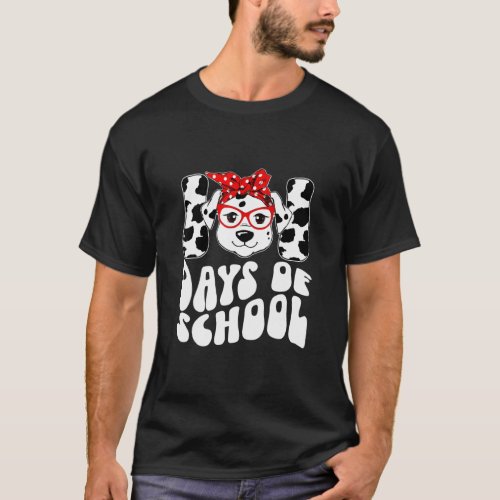 Happy 101 Days School Cute Dog 100 Days Smarter St T_Shirt