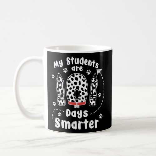 Happy 101 Days School Dog Lover Student Or Teacher Coffee Mug