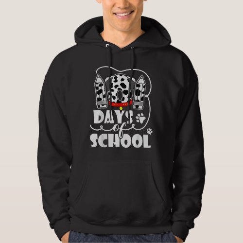 Happy 101 Days School Dog Lover Student or Teacher Hoodie