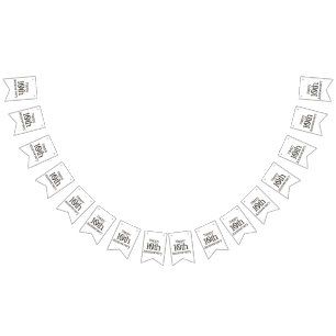 Happy 10th Anniversary Bunting Banner