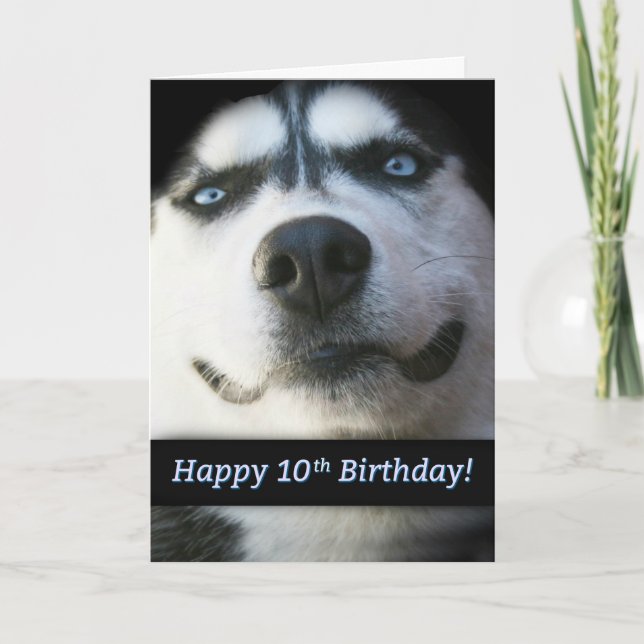 Happy 10th Birthday Card, Children Birthday Cards (Front)