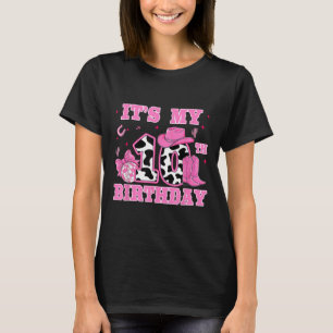 Happy 10th Birthday Girl Outfit Rodeo Western Cowg T-Shirt