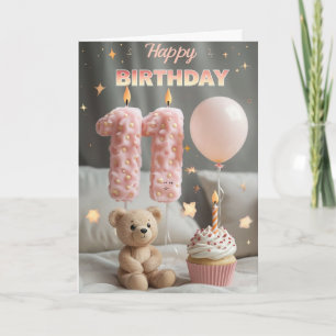 Happy 11th Birthday Card