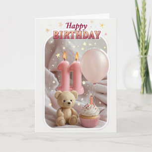 Happy 11th Birthday Card