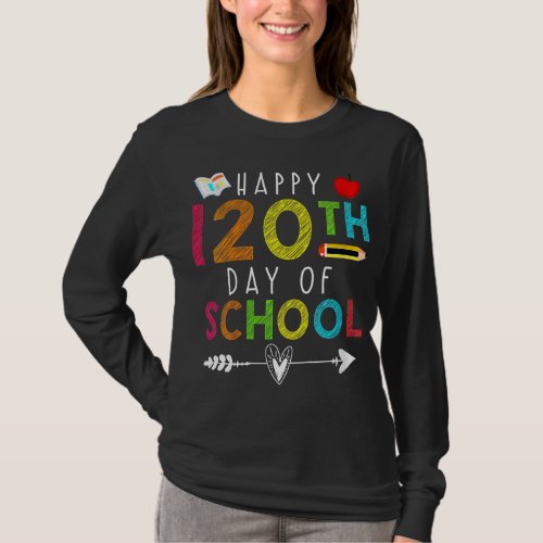 Happy 120th Day of School Teacher Student T_Shirt