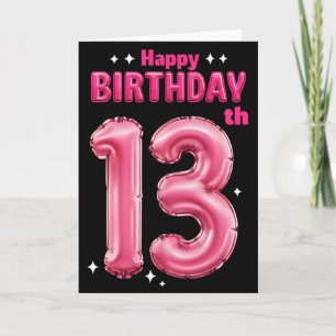 Happy 13th Birthday Card