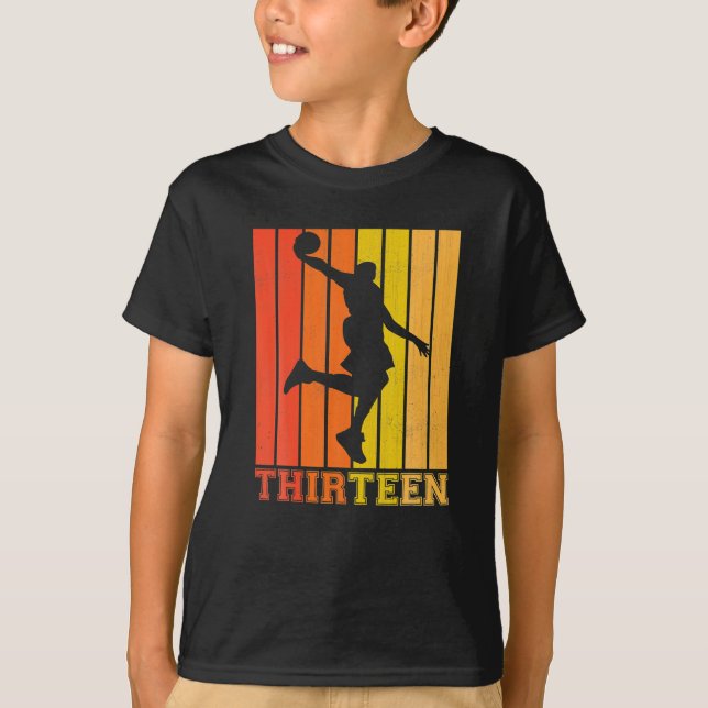 Happy 13th Birthday Decorations For Boys T-Shirt (Front)